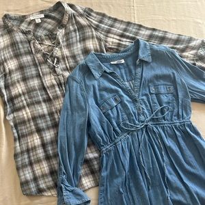 Motherhood Maternity (2) Tunic Tops